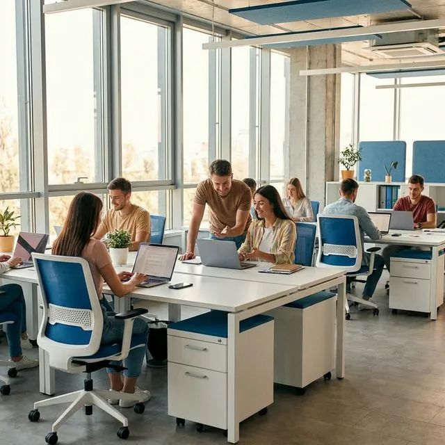 Modernes Büro mit IT-Arbeitsplätzen